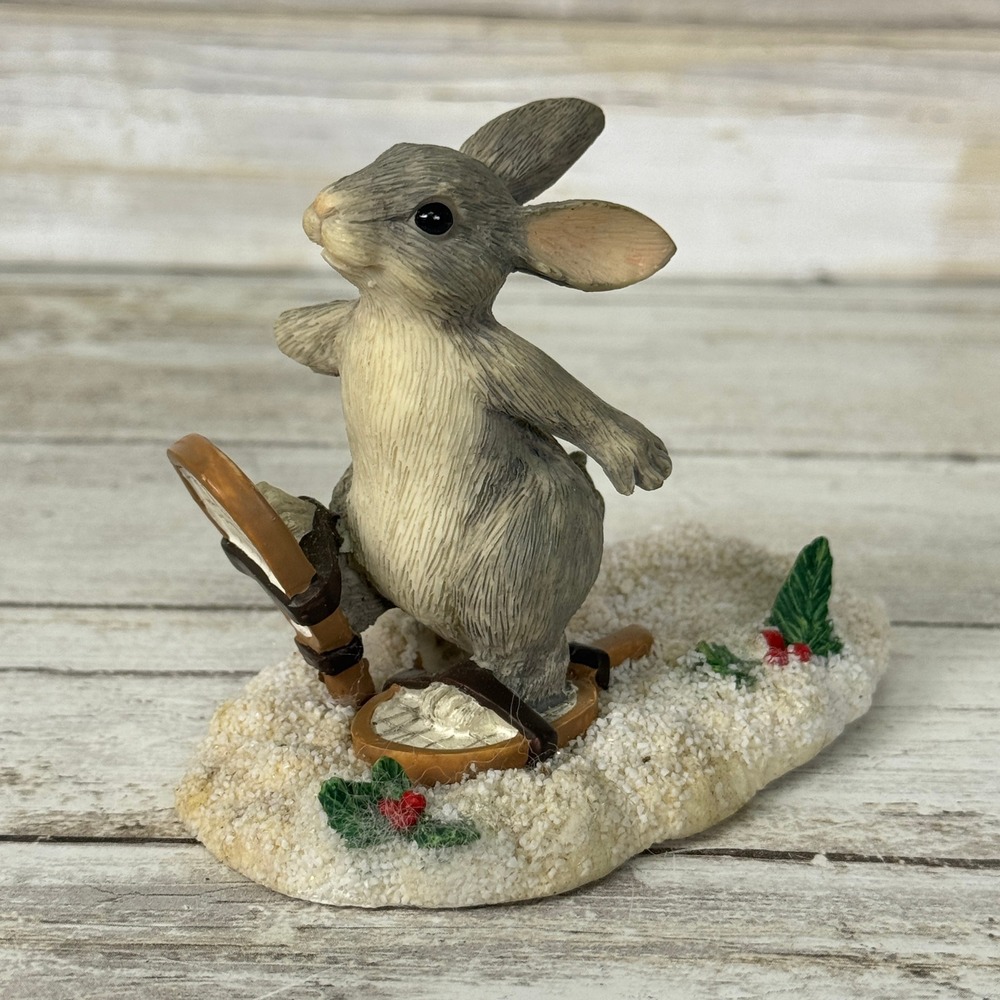 Silvestri Dean Griff Binkey Snow Shoeing Rabbit Figurine Charming‎ Tails